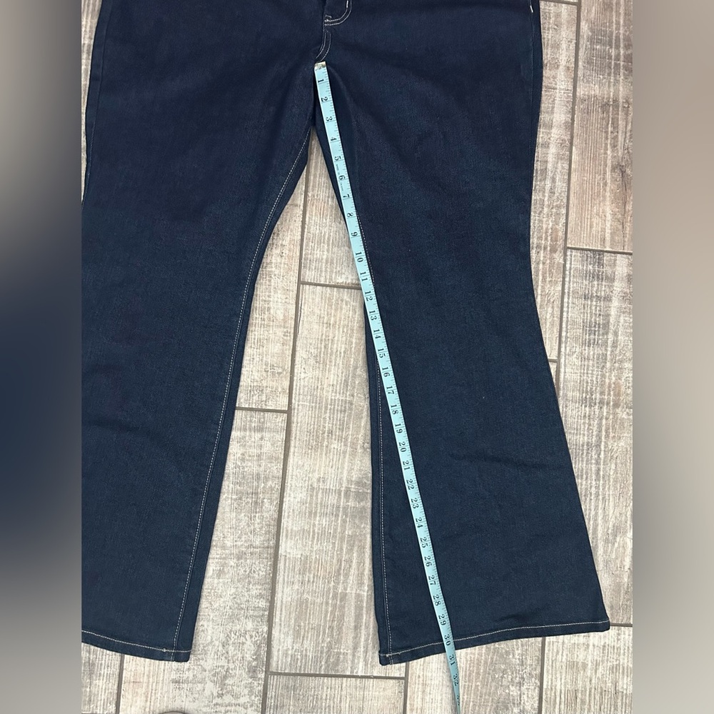 Jessica Simpson Dark Blue Daisy Flare Jeans 18w NWT - Picture 8 of 11